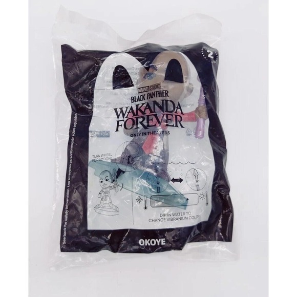 NEW McDonalds Marvel Black Panther Wakanda Forever Okoye #2 Happy Meal Toy 2022 - Picture 2 of 4